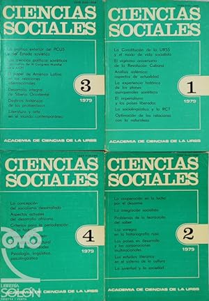 Seller image for Ciencias Sociales - 4 Vols. - Ao 1979 (Completo) for sale by LIBRERA SOLN