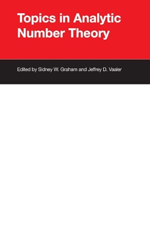Image du vendeur pour Topics in Analytic Number Theory mis en vente par GreatBookPricesUK