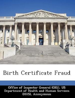 Bild des Verkufers fr Birth Certificate Fraud (Paperback or Softback) zum Verkauf von BargainBookStores