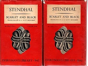 Seller image for Scarlet and Black: A Chronicle of the Nineteenth Century 2 Volumes (Everyman's Library #945 & 946) for sale by Dorley House Books, Inc.