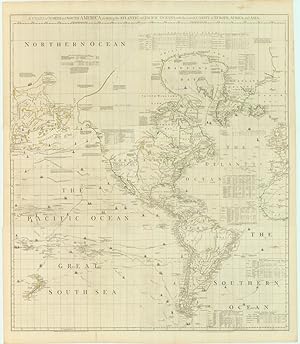 A Chart of North and South America, Including the Atlantic and Pacific Oceans, with the nearest C...
