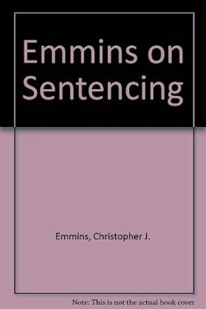 Seller image for Emmins on Sentencing for sale by WeBuyBooks