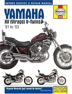 Bild des Verkufers fr Yamaha XV Virago V-twins Service and Repair Manual: 1981 to 2003 (Service & repair manuals) zum Verkauf von WeBuyBooks