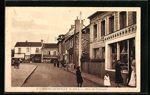 Carte postale Grand-Quevilly, Rue de l'Eglise