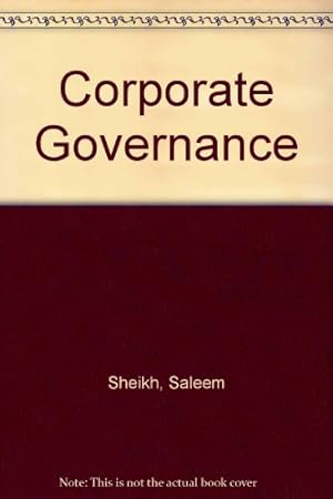 Image du vendeur pour Corporate Governance mis en vente par WeBuyBooks