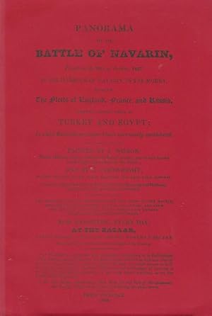 Panorama of the battle of Navarin, Fought on the 20. of oct., 1827 . Now exbibiting at the bazaar...