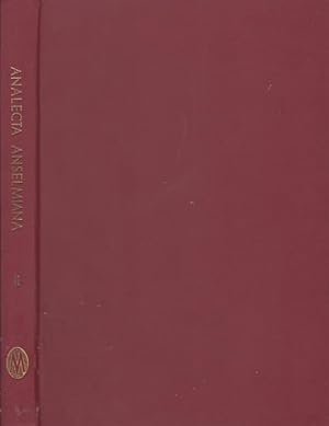 Bild des Verkufers fr Analecta Anselmiana. Untersuchungen ber Person und Werk Anselms von Canterbury, Bd. 2 / in Verbindung mit K(urt) Flasch [u.a.] hrsg. von F. S. Schmitt [OSB] zum Verkauf von Licus Media