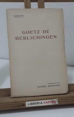 Image du vendeur pour Goetz de Berlichingen mis en vente par Librera Castro