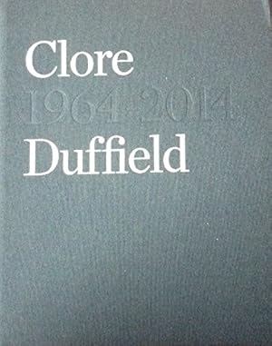 Seller image for Clore Duffield 1964-2014 for sale by WeBuyBooks