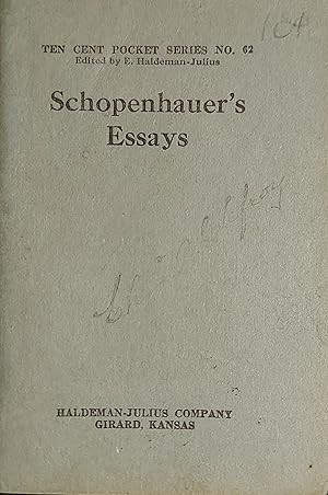 Schpopenhauer's Essays, Ten Cent Pocket Series No.62