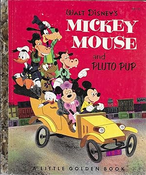 Walt Disney's Mickey Mouse and Pluto Pup (A Little Golden Book, D32)