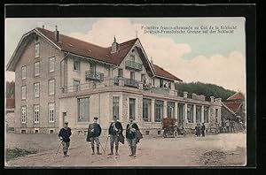 Bild des Verkufers fr Ansichtskarte Deutsch-Franzsische Grenze auf der Schlucht zum Verkauf von Bartko-Reher