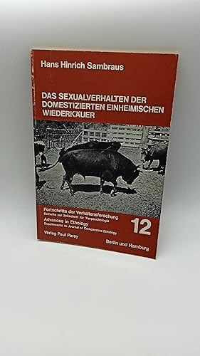 Seller image for Sexualverhalten der domestizierten einheimischen Wiederkuer for sale by Armoni Mediathek