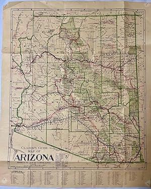 Seller image for Clason's Guide Map of Arizona for sale by Americana Books, ABAA