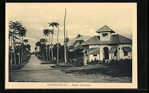 Ansichtskarte Léopoldville, Avenue Costermans