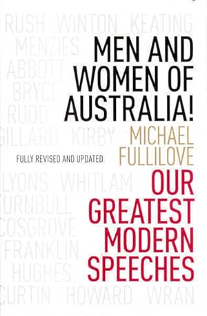 Immagine del venditore per Men and Women of Australia!: Our Greatest Modern Speeches venduto da Goulds Book Arcade, Sydney