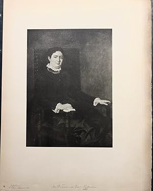 [Antique print, lithography, 19th century] Portrait of Christine Henriette Toulon van der Koog-Ty...