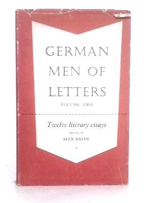 Seller image for German Men of Letters: Volume II for sale by World of Rare Books