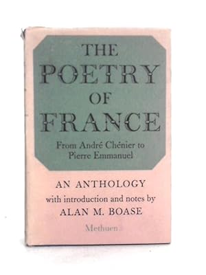 Image du vendeur pour The Poetry of France mis en vente par World of Rare Books