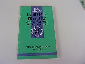 Seller image for LA MUSIQUE FRANCAISE CONTEMPORAINE for sale by occasion de lire