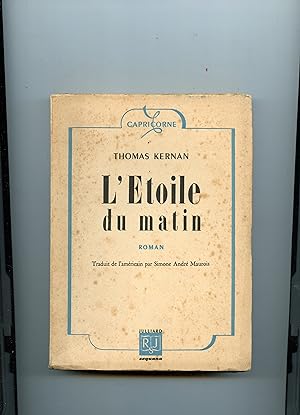 Seller image for L' ETOILE DU MATIN ( The Morgenstern ). Roman . Traduit de l'amricain par Simone Andr Maurois for sale by Librairie CLERC