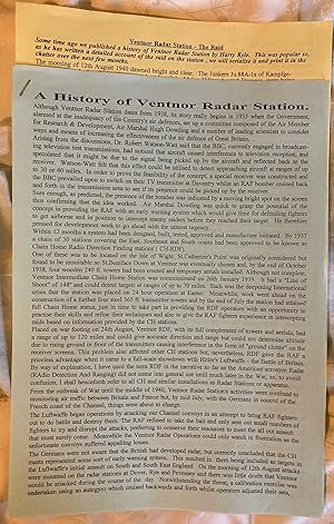 A History of Ventnor Radar Station/ Ventnor Radar Station - The Raid