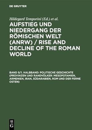 Bild des Verkufers fr Aufstieg und Niedergang der rmischen Welt (ANRW) Teil: 2: Principat / Band. 9. / 1. Halbband zum Verkauf von CSG Onlinebuch GMBH