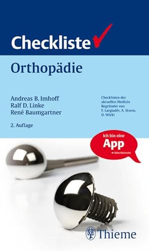 Bild des Verkufers fr Checkliste Orthopdie : 82 Tabellen. zum Verkauf von CSG Onlinebuch GMBH