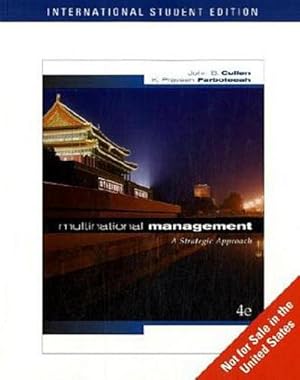 Imagen del vendedor de Multinational Management a la venta por CSG Onlinebuch GMBH