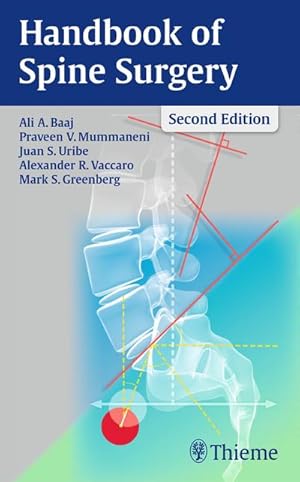 Imagen del vendedor de Handbook of Spine Surgery a la venta por CSG Onlinebuch GMBH