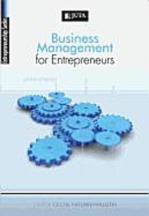Immagine del venditore per Business Management for Entrepreneurs (Entrepreneurship) venduto da CSG Onlinebuch GMBH