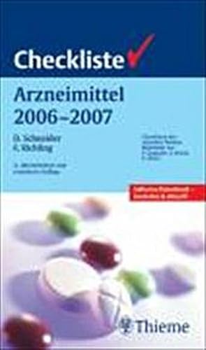 Bild des Verkufers fr Checkliste Arzneimittel A-Z (incl. Online-Datenbank-Nutzung fr 2 Jahre ab Registrierung): Ausgabe 2006-2007 zum Verkauf von CSG Onlinebuch GMBH