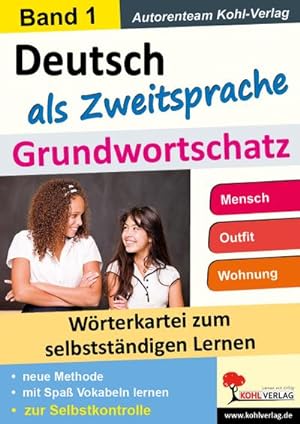 Bild des Verkufers fr Deutsch als Zweitsprache - Grundwortschatz 1: Wrterkartei zum selbststndigen Lernen zum Verkauf von CSG Onlinebuch GMBH