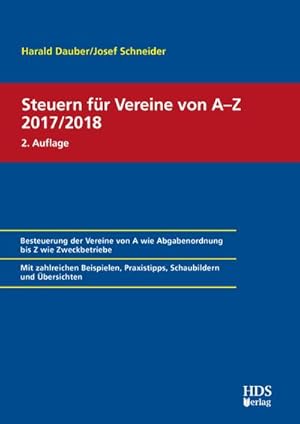 Bild des Verkufers fr Steuern fr Vereine von A-Z 2017/2018 zum Verkauf von CSG Onlinebuch GMBH