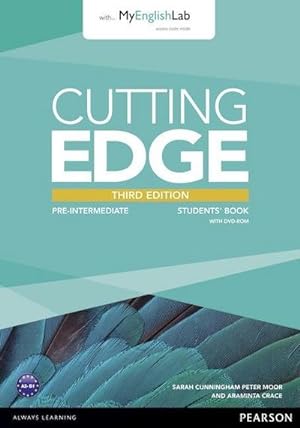 Bild des Verkufers fr Cutting Edge 3rd Edition Pre-Intermediate Students' Book with DVD and MyEnglishLab Pack zum Verkauf von CSG Onlinebuch GMBH