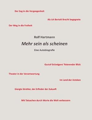 Bild des Verkufers fr Mehr sein als scheinen: Eine Autobiografie zum Verkauf von CSG Onlinebuch GMBH