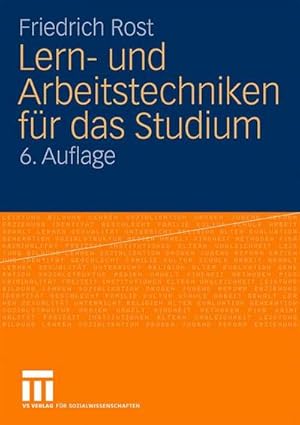 Bild des Verkufers fr Lern- und Arbeitstechniken fr das Studium (German Edition) zum Verkauf von CSG Onlinebuch GMBH