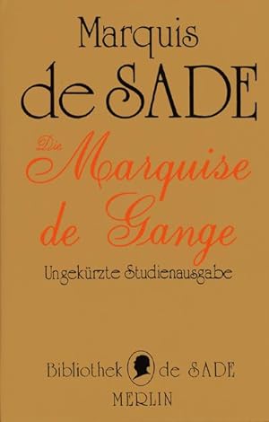 Seller image for Marquise de Gange. for sale by CSG Onlinebuch GMBH