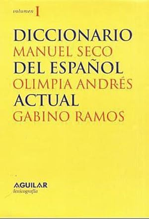 Seller image for Diccionario del espanol actual (Lexicografia Aguilar) for sale by CSG Onlinebuch GMBH