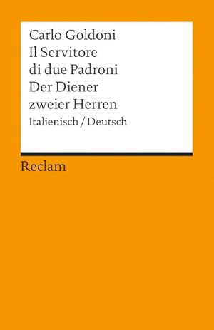 Bild des Verkufers fr Der Diener zweier Herren (Italienisch/Deutsch) zum Verkauf von CSG Onlinebuch GMBH