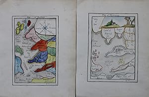Manuscript Map of Courtship [with] Map of Matrimony by F.N.