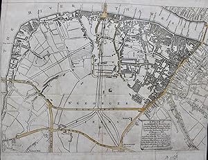 A Plan of the Street, Roads, &c. between Black Fryers Bridge, London Bridge, Westminster Bridge, ...