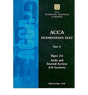 Seller image for Exam Text (Acca Audit and Internal Review Paper 2.6) for sale by WeBuyBooks