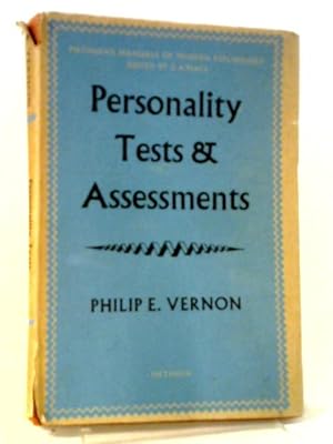 Image du vendeur pour Personality Tests And Assessments mis en vente par World of Rare Books