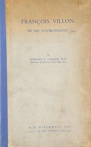 Seller image for Francois Villon in His Environment for sale by M Godding Books Ltd