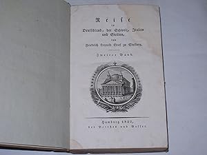 Bild des Verkufers fr Reise in Deutschland, der Schweiz, Italien und Sicilien. Zweiter Band. zum Verkauf von Der-Philo-soph