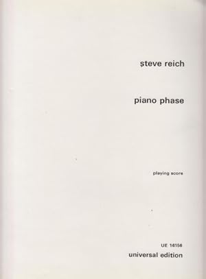 Imagen del vendedor de Piano Phase for Two Pianos or Two Marimbas - Playing Score a la venta por Hancock & Monks Music