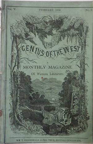 Image du vendeur pour The Genius of the West. A Monthly Magazine of Western Literature. February, 1856. Vol. 5. No. 2 mis en vente par Mare Booksellers ABAA, IOBA