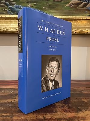 Image du vendeur pour The Complete Works of W. H. Auden: Prose, Volume III, 1949-1955 mis en vente par John and Tabitha's Kerriosity Bookshop