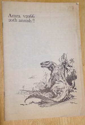 Immagine del venditore per AMRA Volume II No. 66 20th Annish April 1976 Swordplay & Sorcery venduto da biblioboy